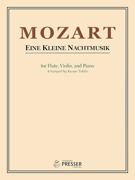 Eine Kleine Nachtmusik Flute/Violin/Piano Arr Tokito (Music Score/Parts)