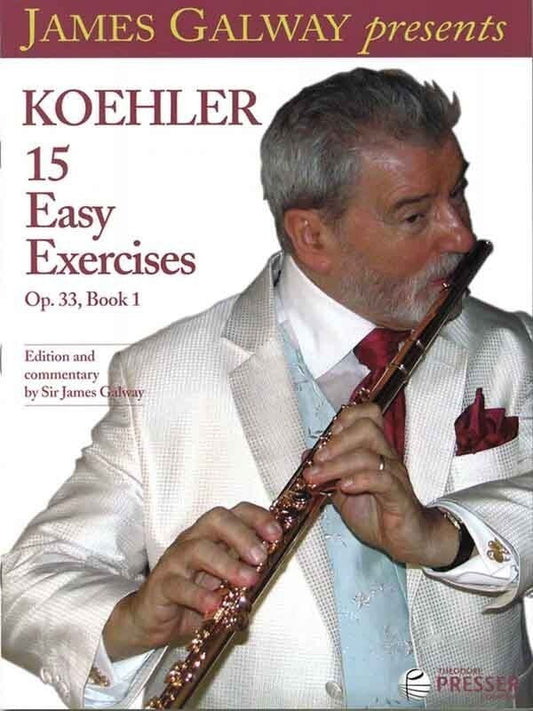 Koehler - 15 Studies Op 33 Book 1 Flute Ed Galway (Softcover Book)