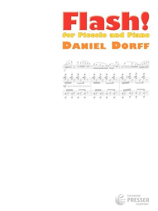 Dorff - Flash For Piccolo And Piano (Softcover Book)