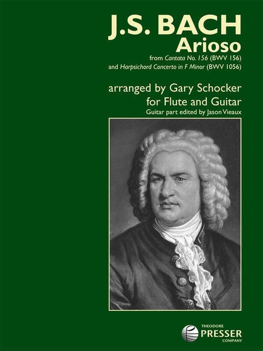Bach - Arioso From Bwv 1056 Flute/Guitar Arr Schocker (Softcover Book)