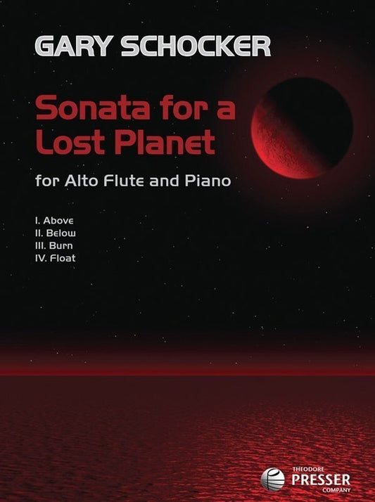 Schocker - Sonata For A Lost Planet Flute/Piano (Softcover Book)