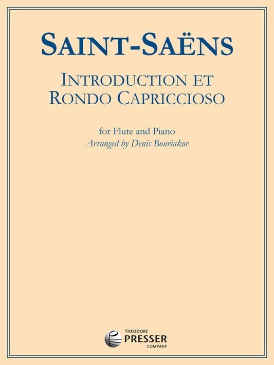 Introduction Et Rondo Capriccioso Flute/Piano (Softcover Book)