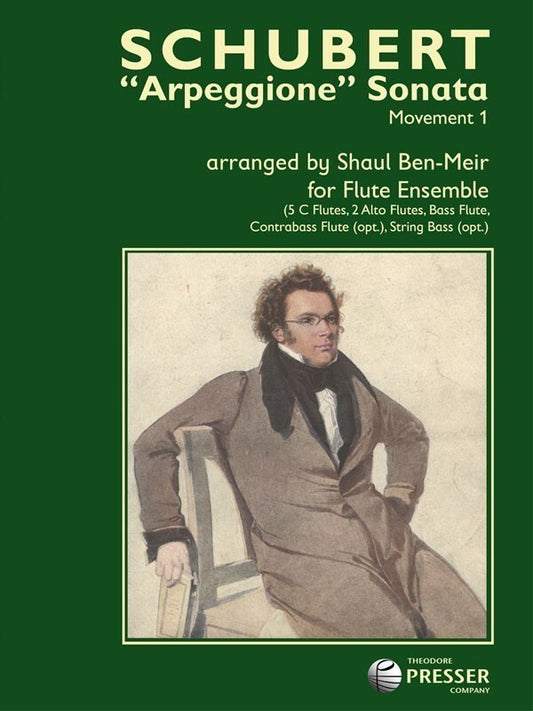 Arpeggione Sonata Movt 1 Flute Ensemble Score/Parts
