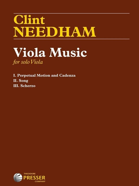 Needham - Viola Music For Solo Viola (Softcover Book)