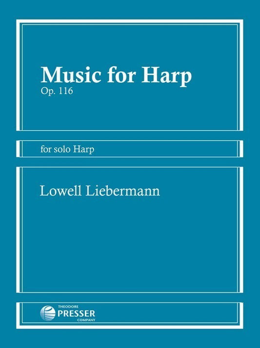 Liebermann - Music For Harp Op 116 (Softcover Book)