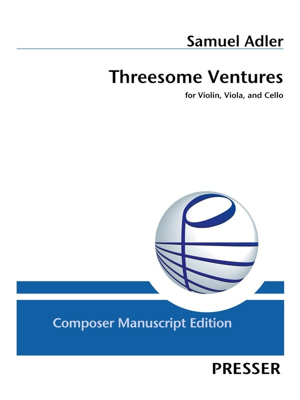 Adler - Threesome Ventures Violin/Viola/Cello Sc/Pts (Pod) Score/Parts (Viola|Cello|Violin)