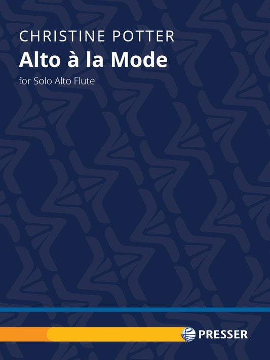 Potter - Alto A  La Mode For Solo Alto Flute Softcover Book (Alto Flute)