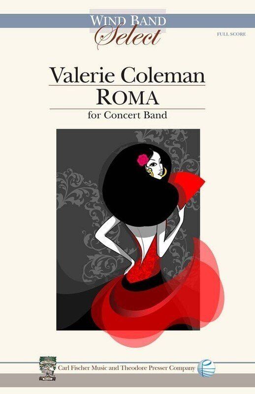 Roma for Concert Band Full Score by Valerie Coleman