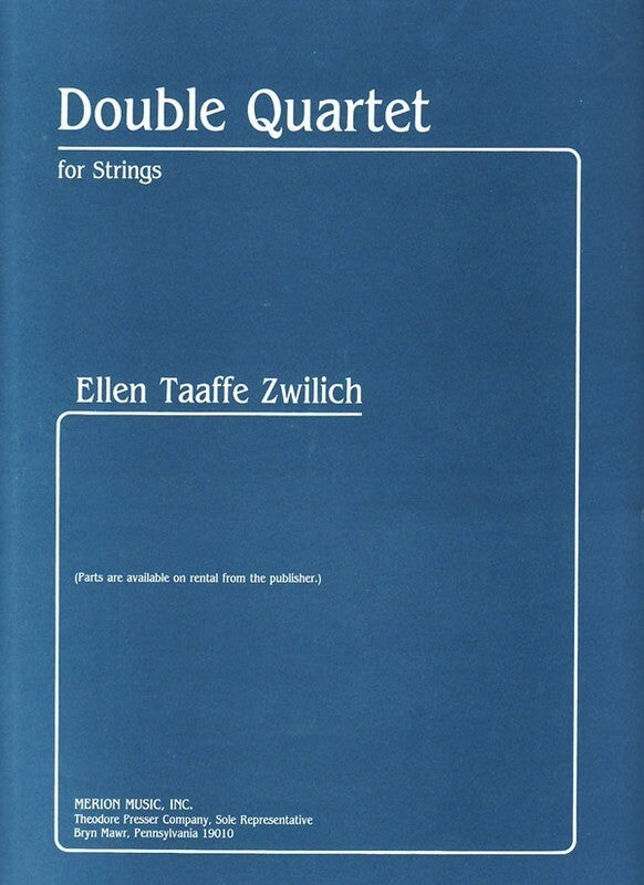 Zwilich - Double Quartet For Strings Full Score