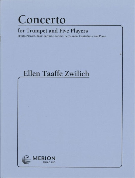 Zwilich - Concerto For Trumpet And 5 Players Score/Parts