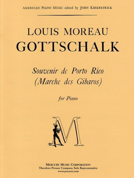 Gottschalk - Souvenir De Porto Rico For Piano (Softcover Book)