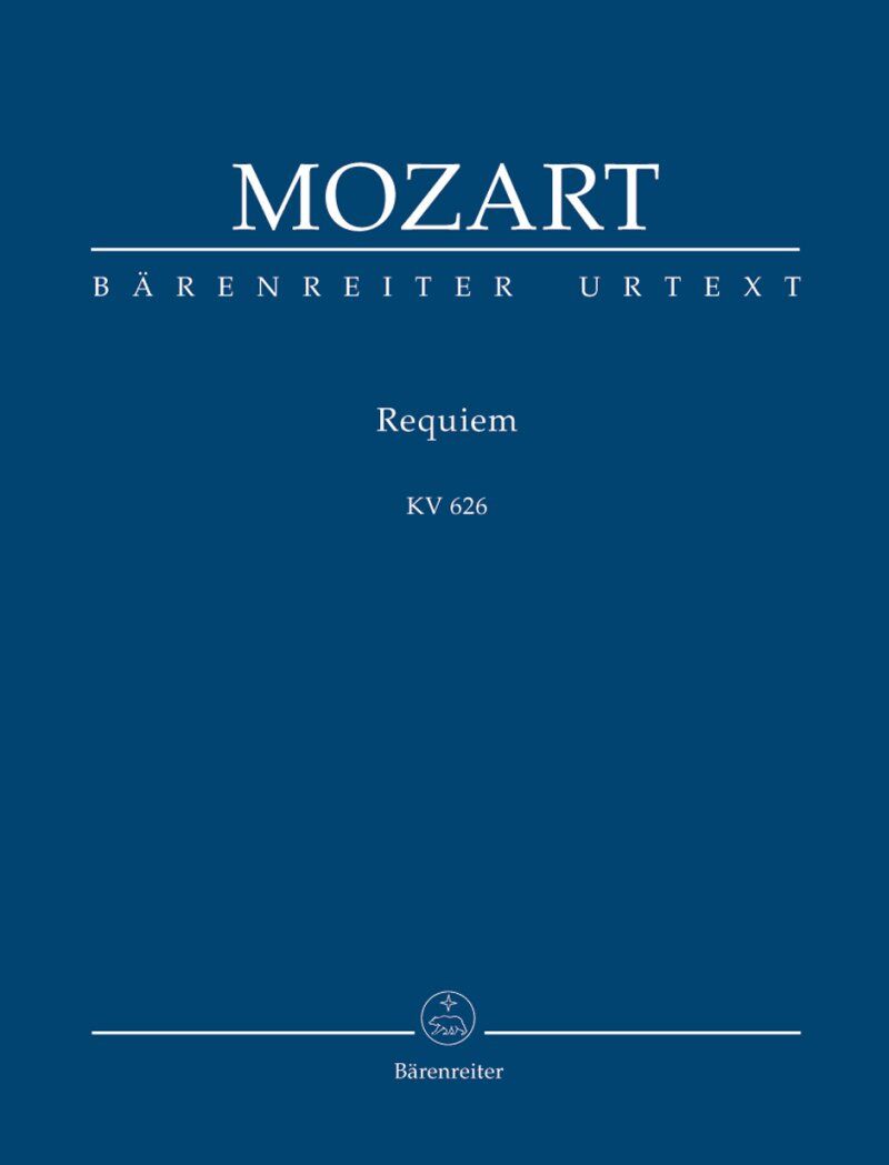Mozart Requiem K 626 Study Score Urtext 163 Pages Barenreiter
