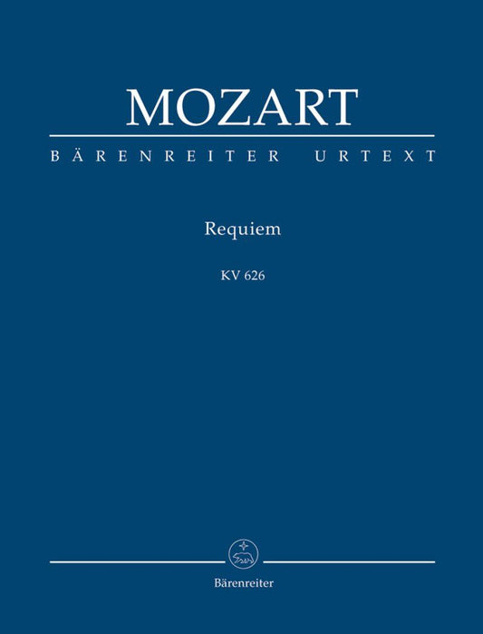 Mozart Requiem K 626 Study Score Urtext 163 Pages Barenreiter