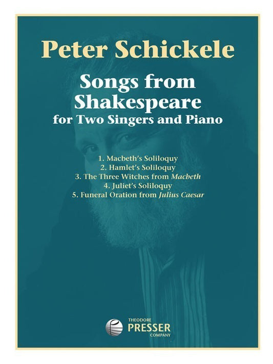 Schickele - Songs From Shakespeare For 2 Singers/Piano (Softcover Book)