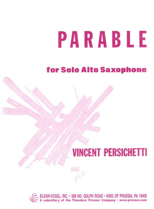 Parable No 11 Alto Sax Piano Op 123