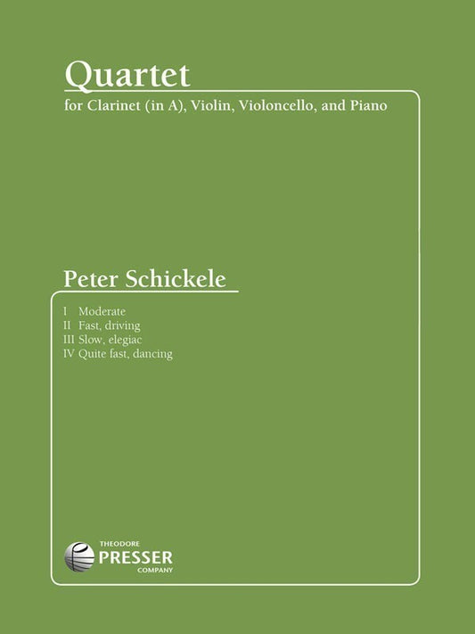 Quartet clarinet Violin Vc Piano