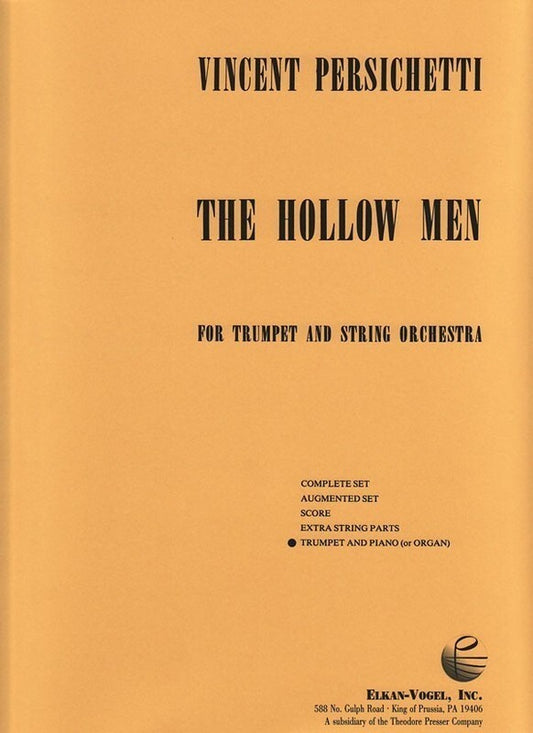 Hollow Men Op 25 Trumpet/Piano