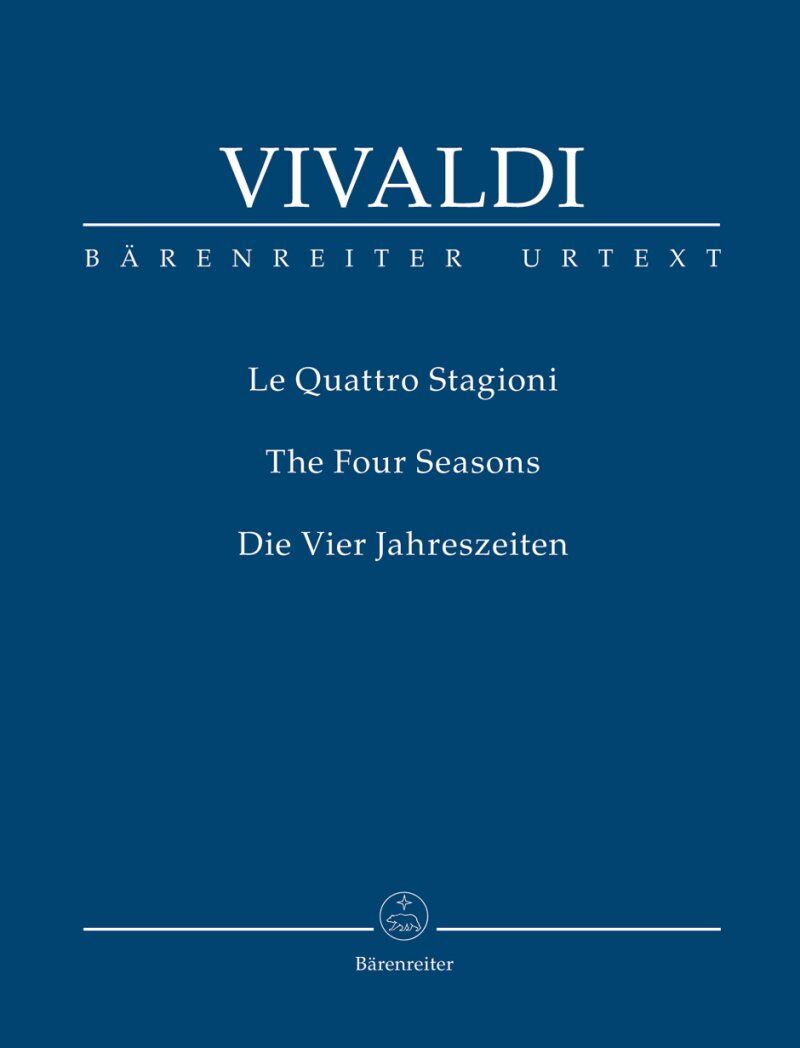 Vivaldi The Four Seasons Study Score for Orchestra 95 Pages Urtext Edition