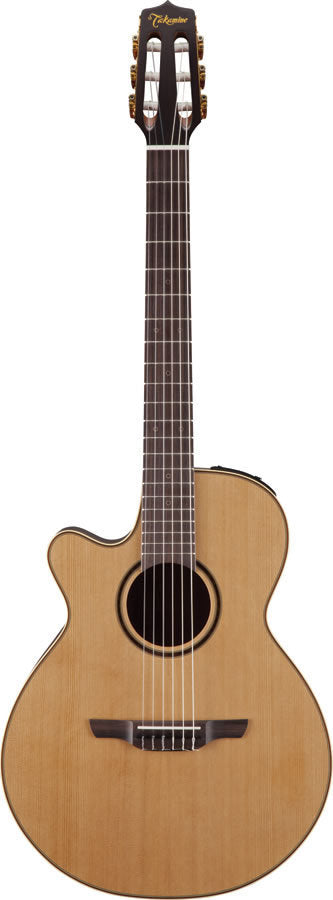 Takamine Pro Series 3 Left Handed FCN Nylon String AC/EL Guitar with Cutaway