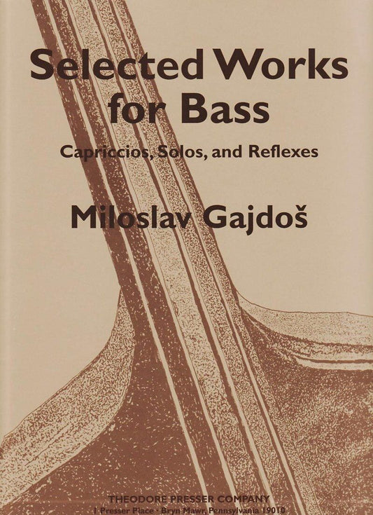 Selected Works for Double Bass by Miloslav Gajdos - 1 Page