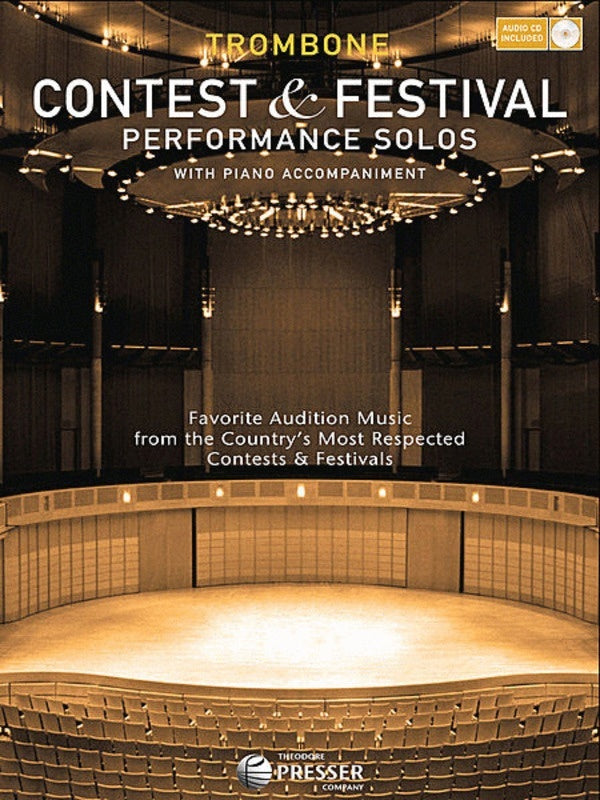 Contest And Festival Solos Trombone Book/CD