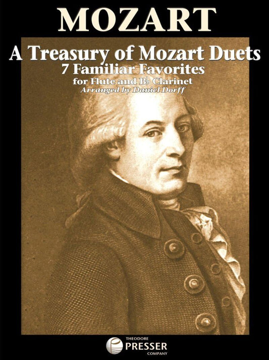Treasury of Mozart Duets Arranged by Dorff for Flute