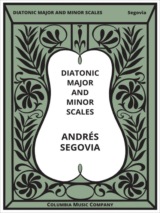 Segovia Diatonic Major and Minor Scales Guitar Instructional Book