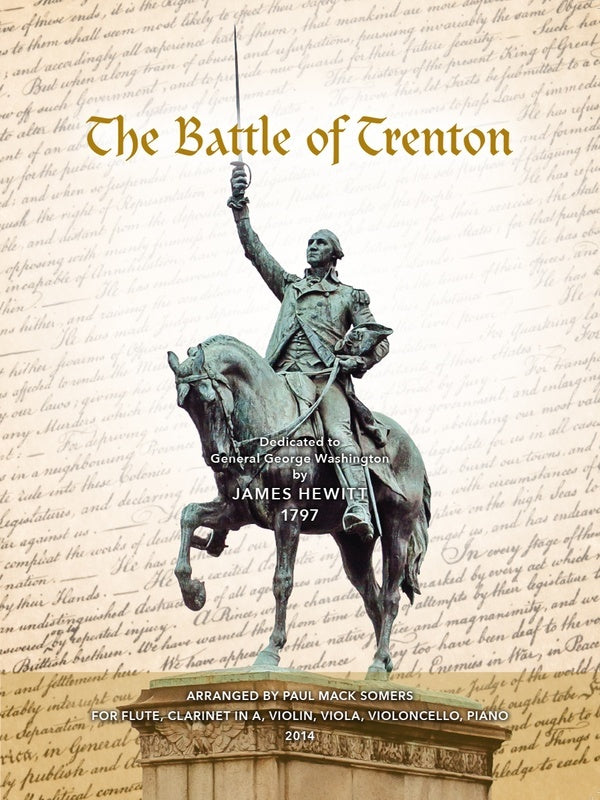 Hewitt - The Battle Of Trenton Chamber Ensemble Sc/Pts Score/Parts (A Clarinet|Flute|Piano|Viola|Cello|Violin)