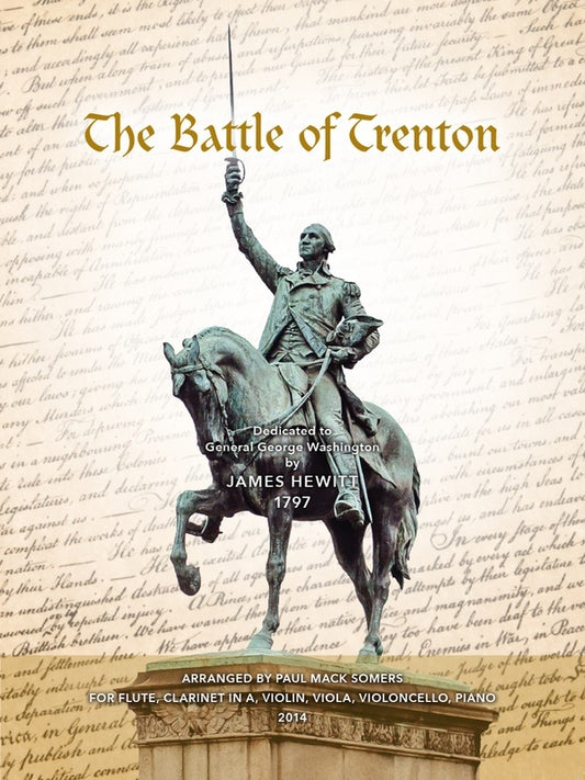 Hewitt - The Battle Of Trenton Chamber Ensemble Sc/Pts Score/Parts (A Clarinet|Flute|Piano|Viola|Cello|Violin)