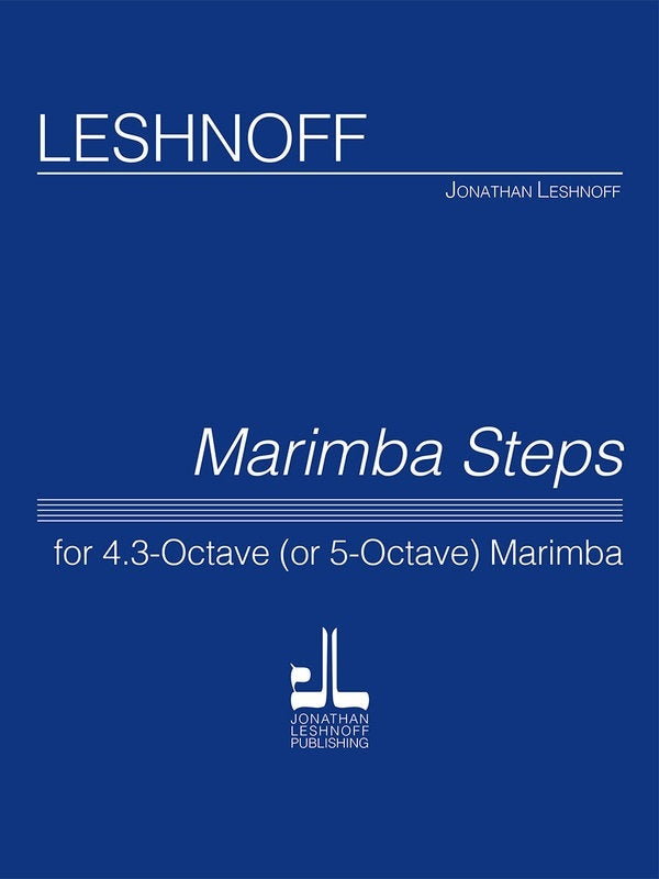Leshnoff - Marimba Steps For 4.3 Or 5 Octave Marimba Softcover Book (Marimba)