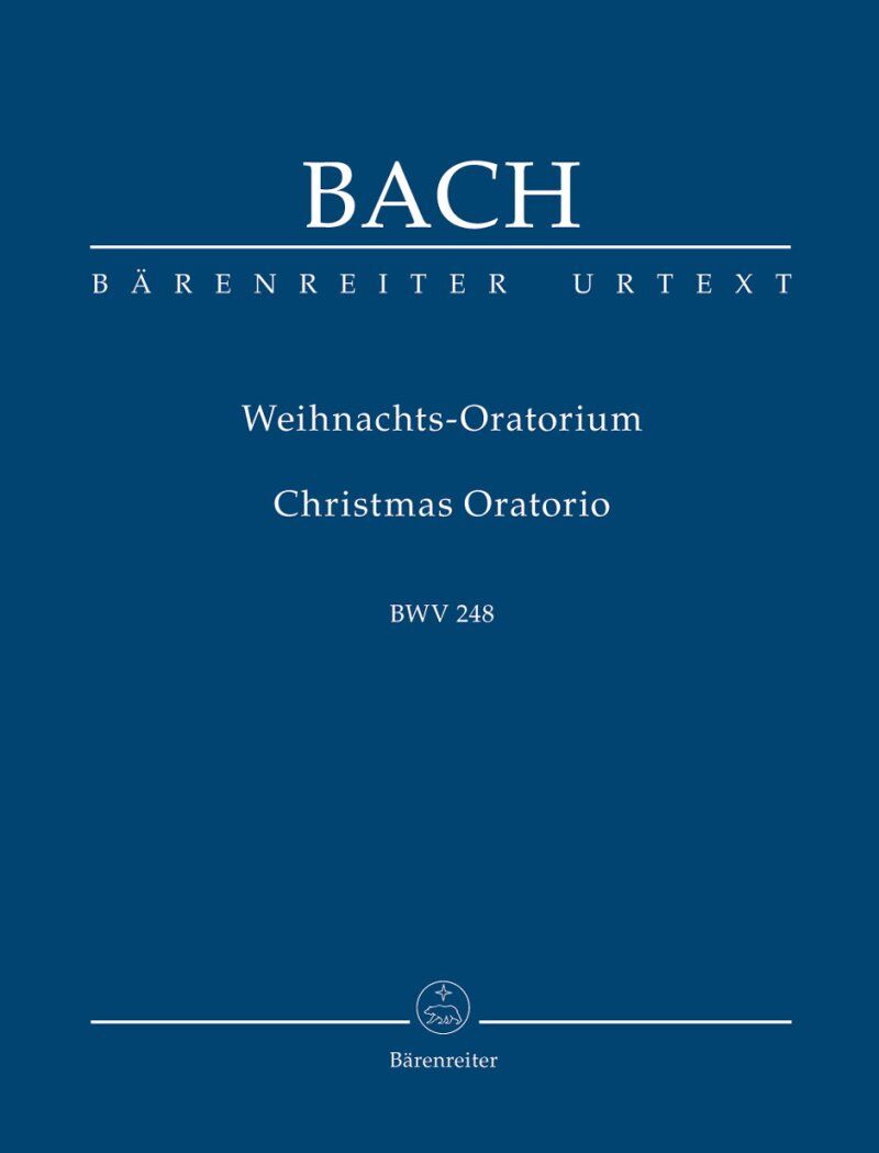 Bach Christmas Oratorio BWV 248 Study Score, Barenreiter, 321 Pages, Urtext Series