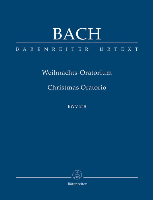 Bach Christmas Oratorio BWV 248 Study Score, Barenreiter, 321 Pages, Urtext Series