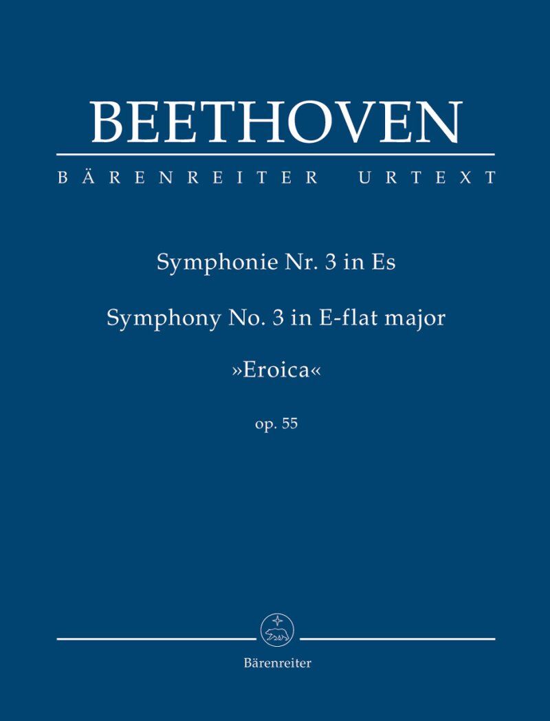 Symphony No. 3 Op. 55 E Flat Eroica Urtext Study Score by Beethoven