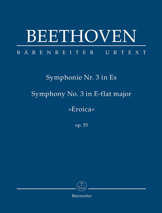 Symphony No. 3 Op. 55 E Flat Eroica Urtext Study Score by Beethoven