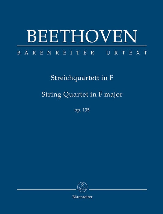 Beethoven - String Quartet F Major Op 135 Study Score Score (Viola|Cello|2 Violins)