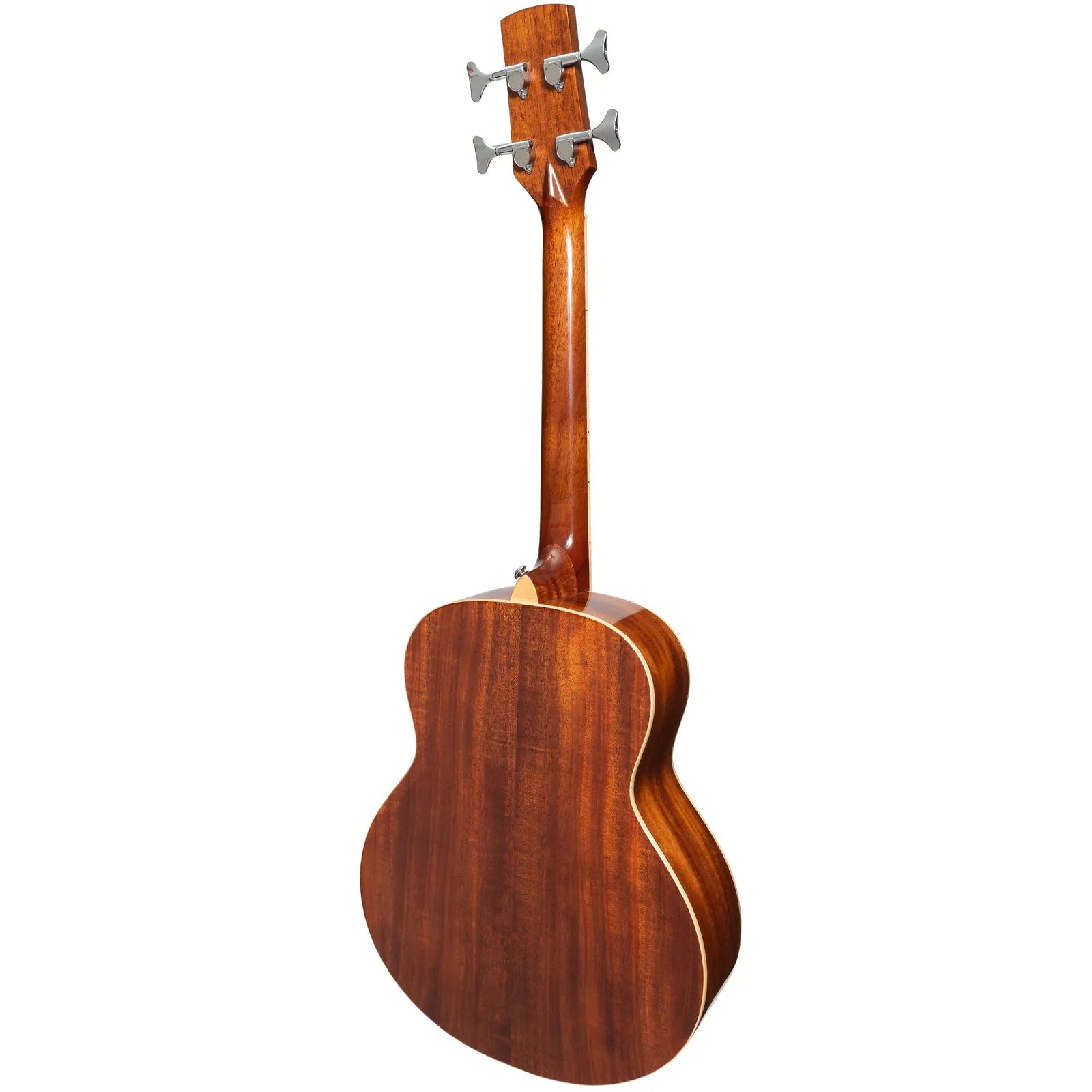 Timberidge 1 Series Spruce Solid Top Acoustic-Electric Bass Travel Guitar with Gig Bag Natural Gloss — view 4