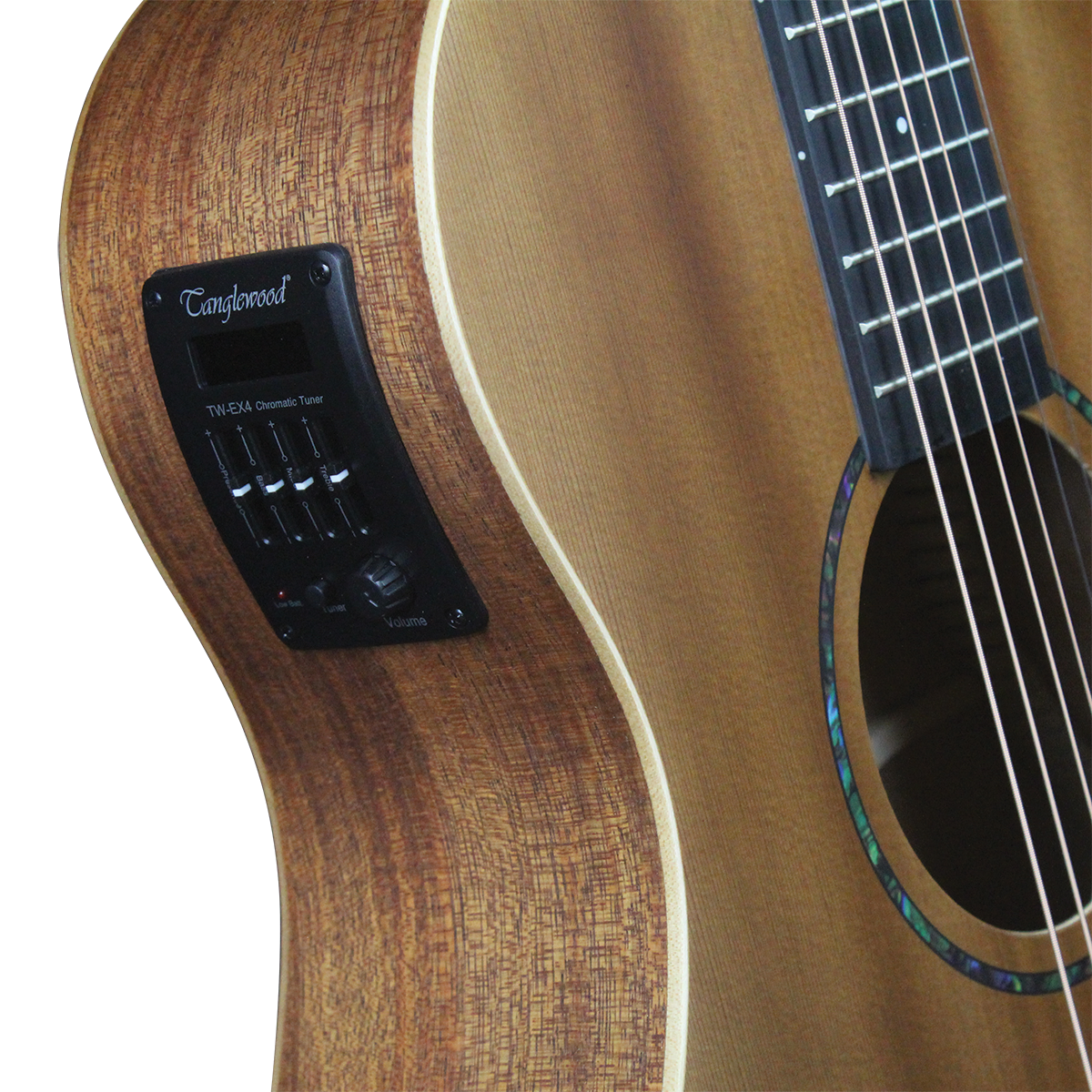 Tanglewood Roadster II TWR2OE Orchestra Acoustic Guitar with Pickup — view 2