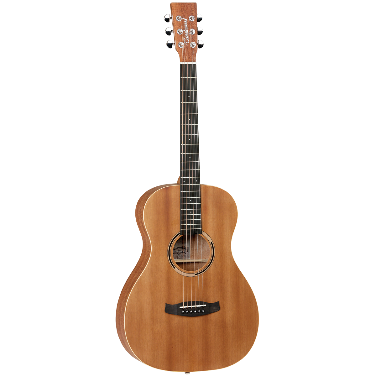 Tanglewood Roadster II Parlour Acoustic Guitar TR8, Spruce Top, Mahogany Back/Sides, Natural Satin Finish