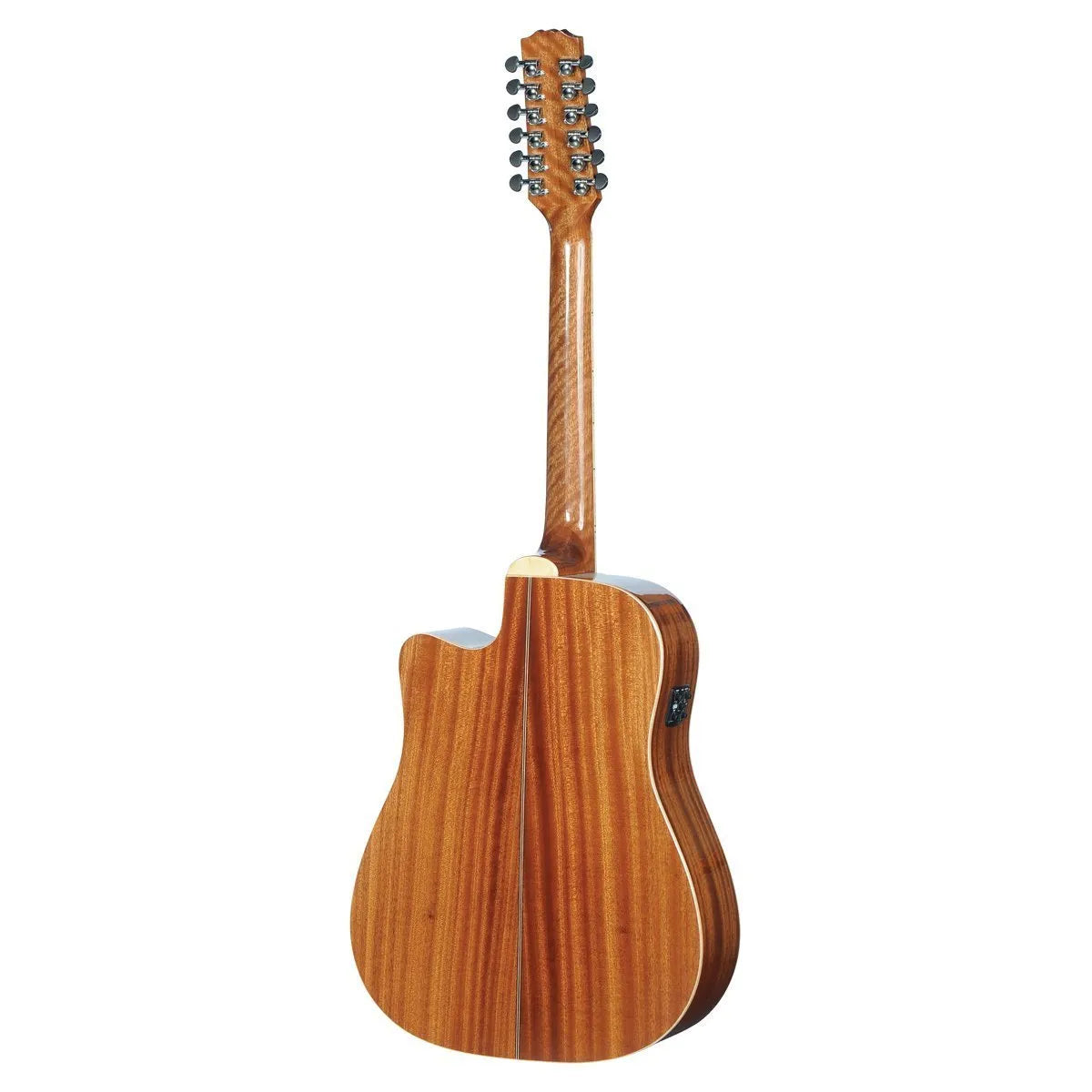 Timberidge TRC-112-NGL '1 Series' 12-String Acoustic-Electric Dreadnought Guitar Natural Gloss with Hard Case — view 2