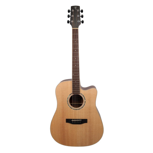 Timberidge TRC-1X(S)-NST '1 Series' Spruce Solid Top Acoustic-Electric Dreadnought Cutaway Guitar with Brad Clark Supernatural Pickup