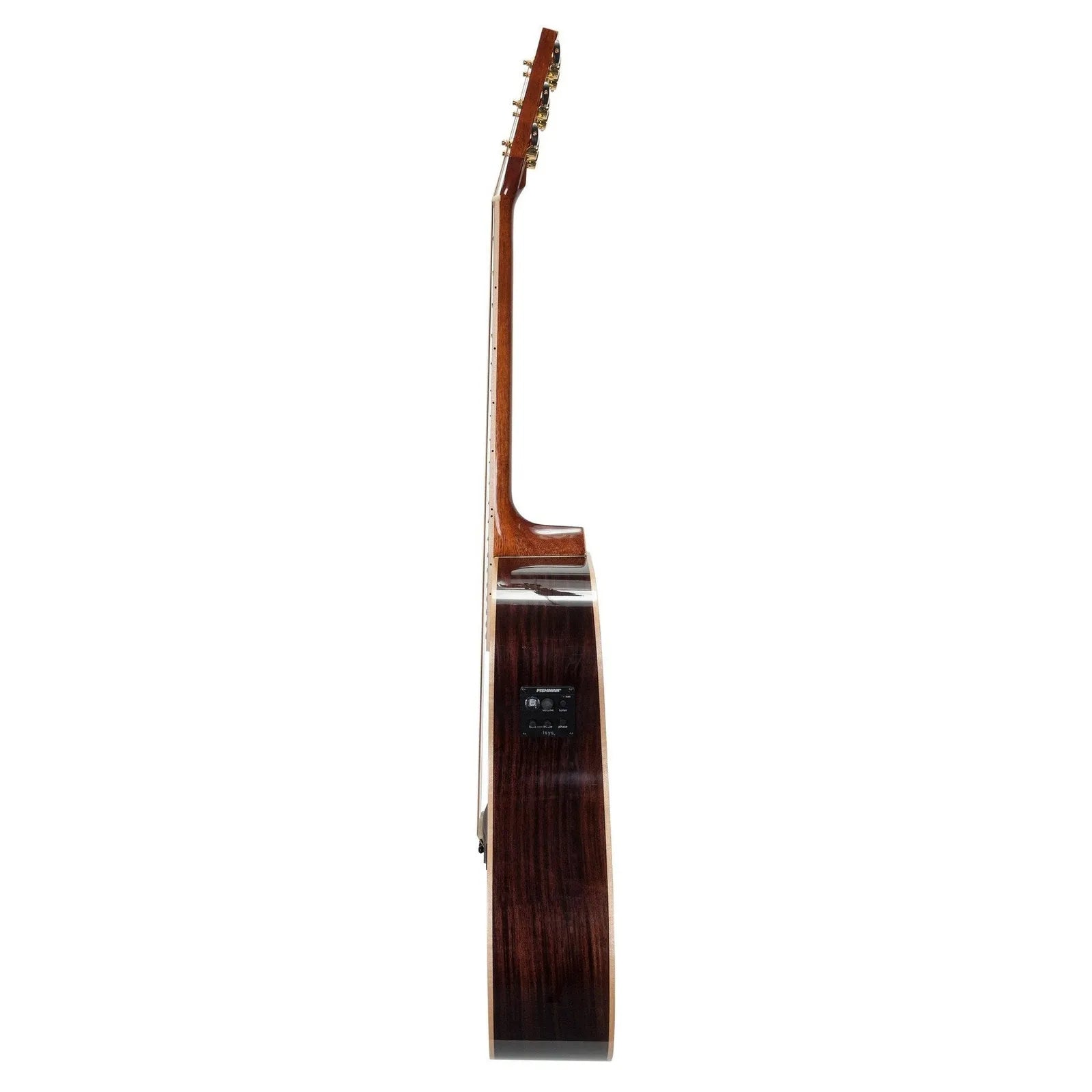 Timberidge TRC-3L-NGL Left Handed Spruce Solid Top Acoustic-Electric Dreadnought Cutaway Guitar Natural Gloss — view 3