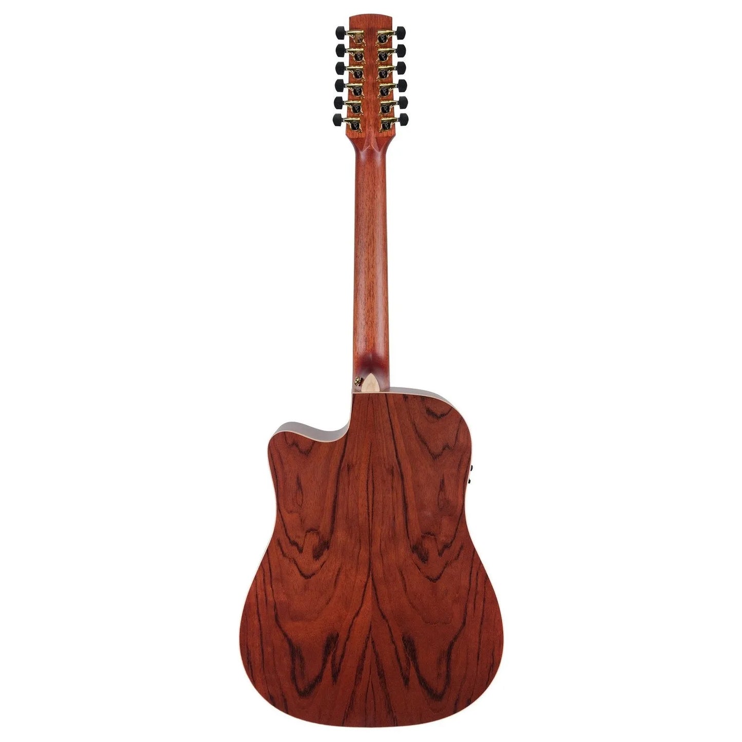 Timberidge 4 Series 12-String Cedar Solid Top Acoustic-Electric Dreadnought Cutaway Guitar Natural Satin with Hard Case — view 2