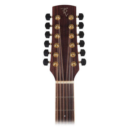Timberidge 4 Series 12-String Cedar Solid Top Acoustic-Electric Dreadnought Cutaway Guitar Natural Satin with Hard Case — view 5
