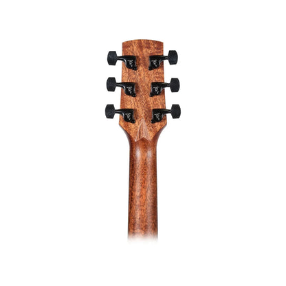 Timberidge Messenger Series Mahogany Solid Top Acoustic-Electric Dreadnought Cutaway Guitar Natural Satin with Hard Case — view 6