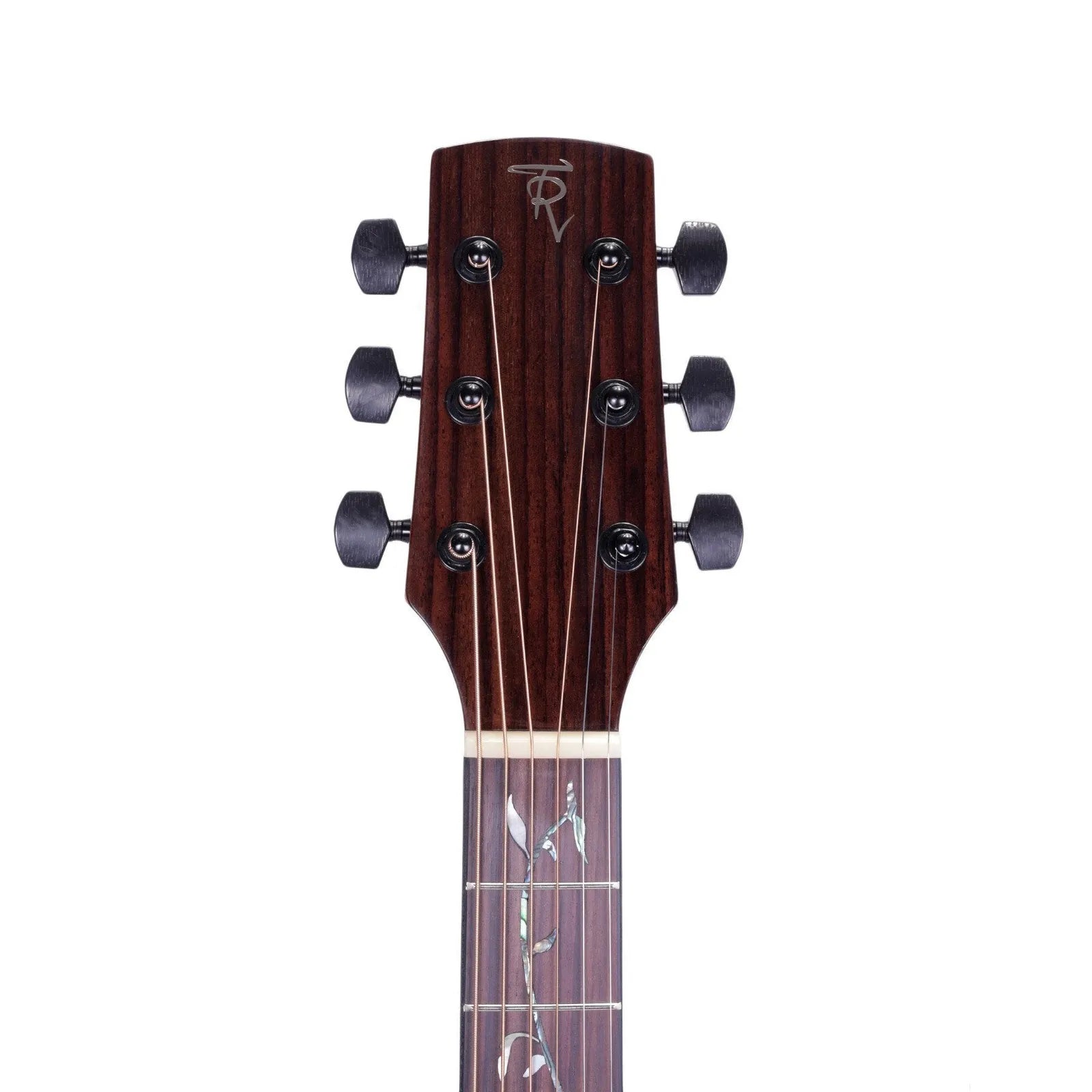 Timberidge Messenger Series Mahogany Solid Top Acoustic-Electric Dreadnought Cutaway Guitar Natural Gloss TRC-MMT-NGL — view 4