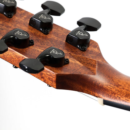 Timberidge TRC-MMX-NGL Messenger Series Mahogany Solid Top Acoustic Dreadnought Cutaway Guitar Natural Gloss — view 5