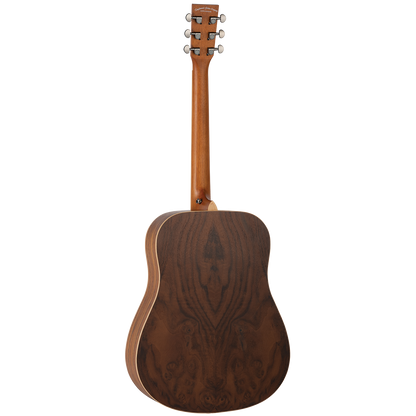 Tanglewood TRDHR Reunion Australian Red Cedar Top Dreadnought with Hawaiian Rain Wood B/S — view 2