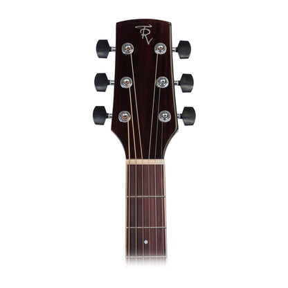 Timberidge 1 Series Spruce Solid Top Acoustic-Electric Small Body Cutaway Guitar Natural Gloss with Hard Case — view 5