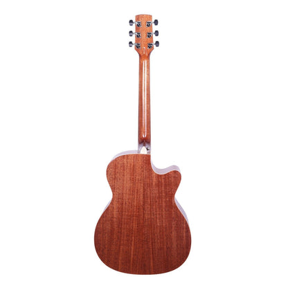 Timberidge TRFC-1L-NGL '1 Series' Left Handed Solid Top Acoustic-Electric Cutaway Guitar with Hard Case (Natural Gloss) — view 2