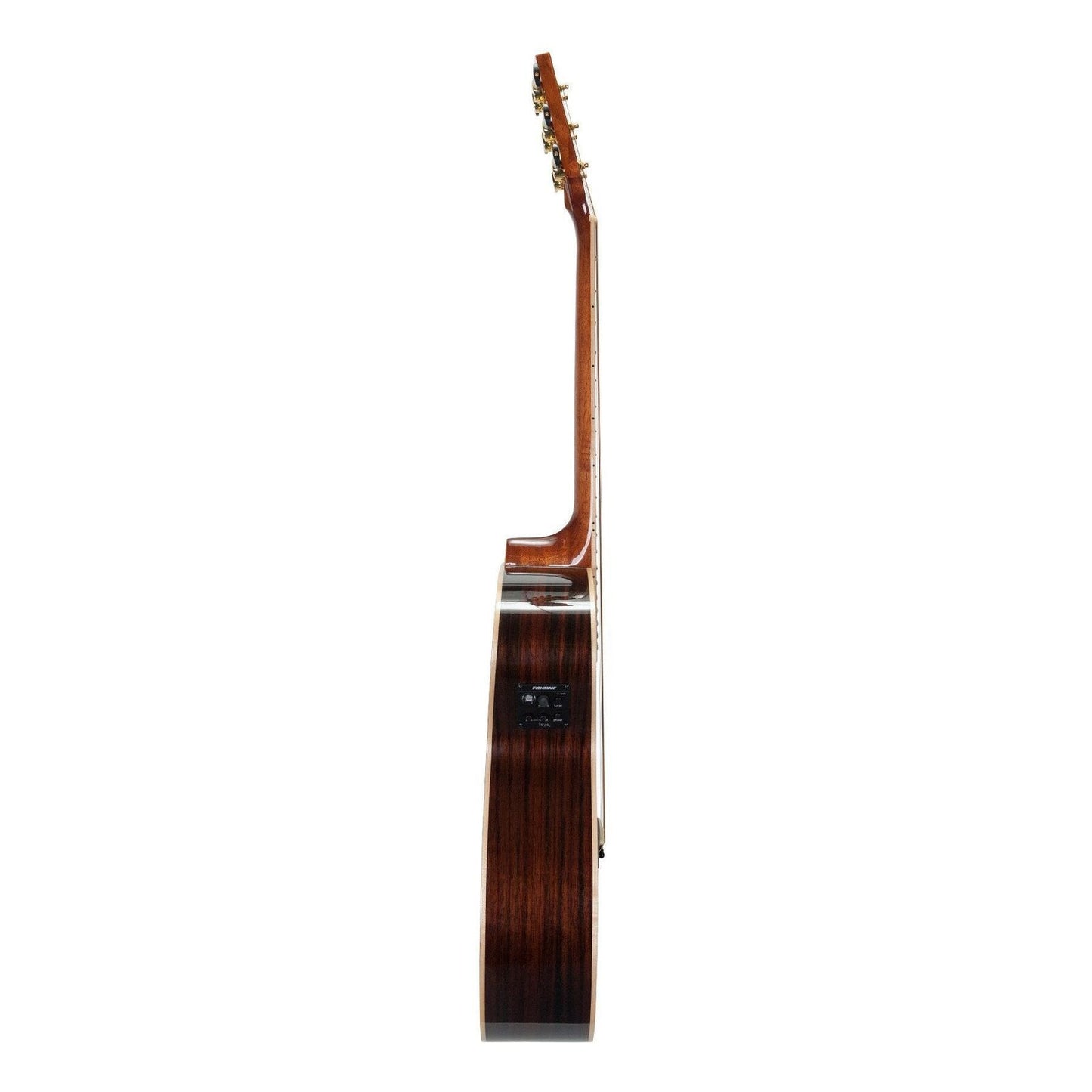Timberidge TRFC-3T-NGL 3 Series Spruce Solid Top Acoustic-Electric Small Body Cutaway Guitar with Tree of Life Inlay Natural Gloss — view 3